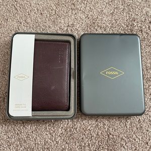 Brown Leather Fossil Wallet